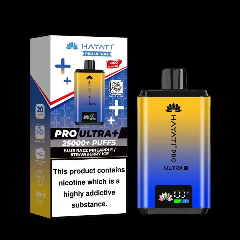 Hayati Pro Ultra Plus 25k Vape Kit Box of 5