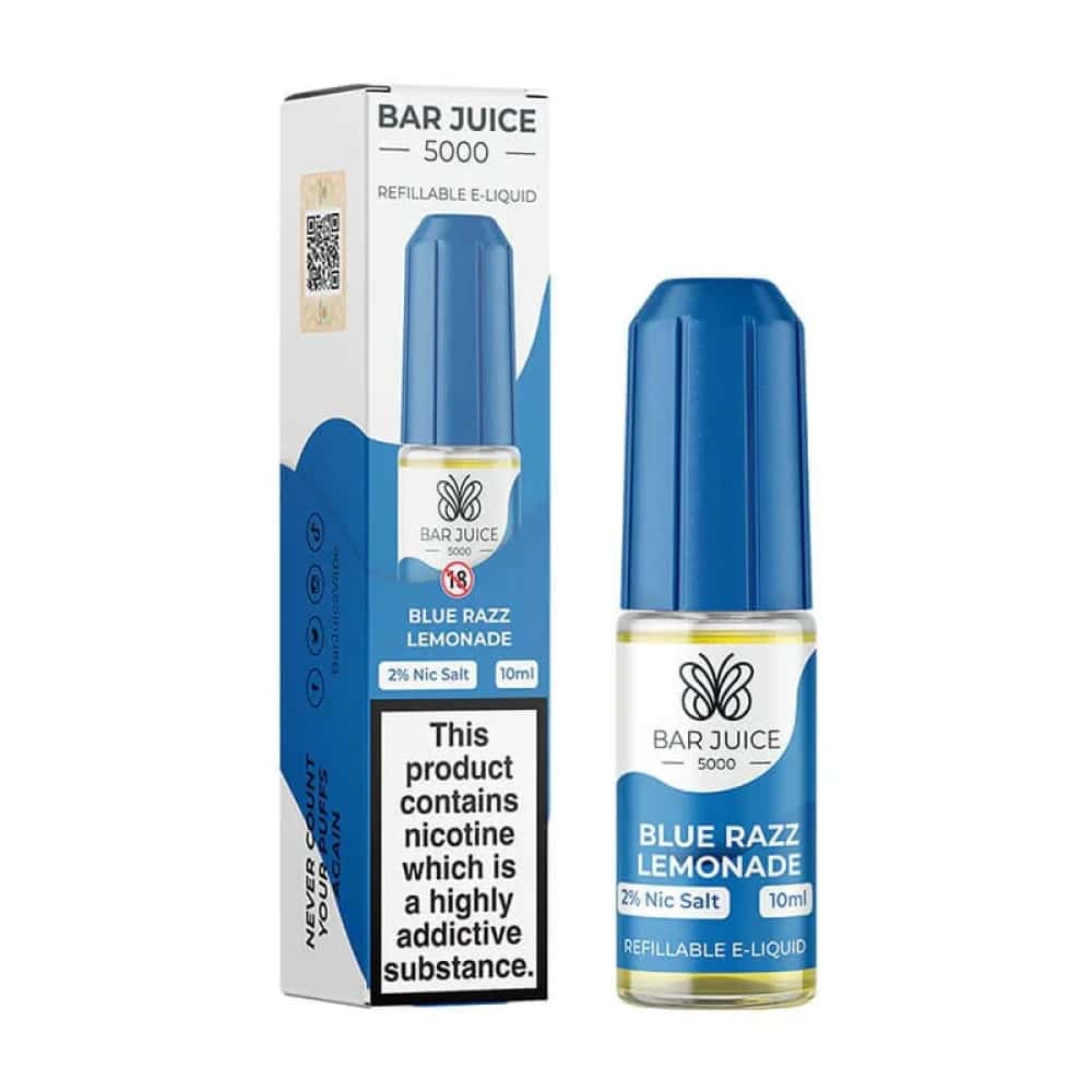 Bar Juice 5000 Nic Salts E-Liquids 10ml Box of 10