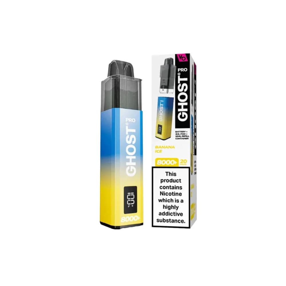 Ghost Pro 8000 Prefilled Vape Kit Box of 5