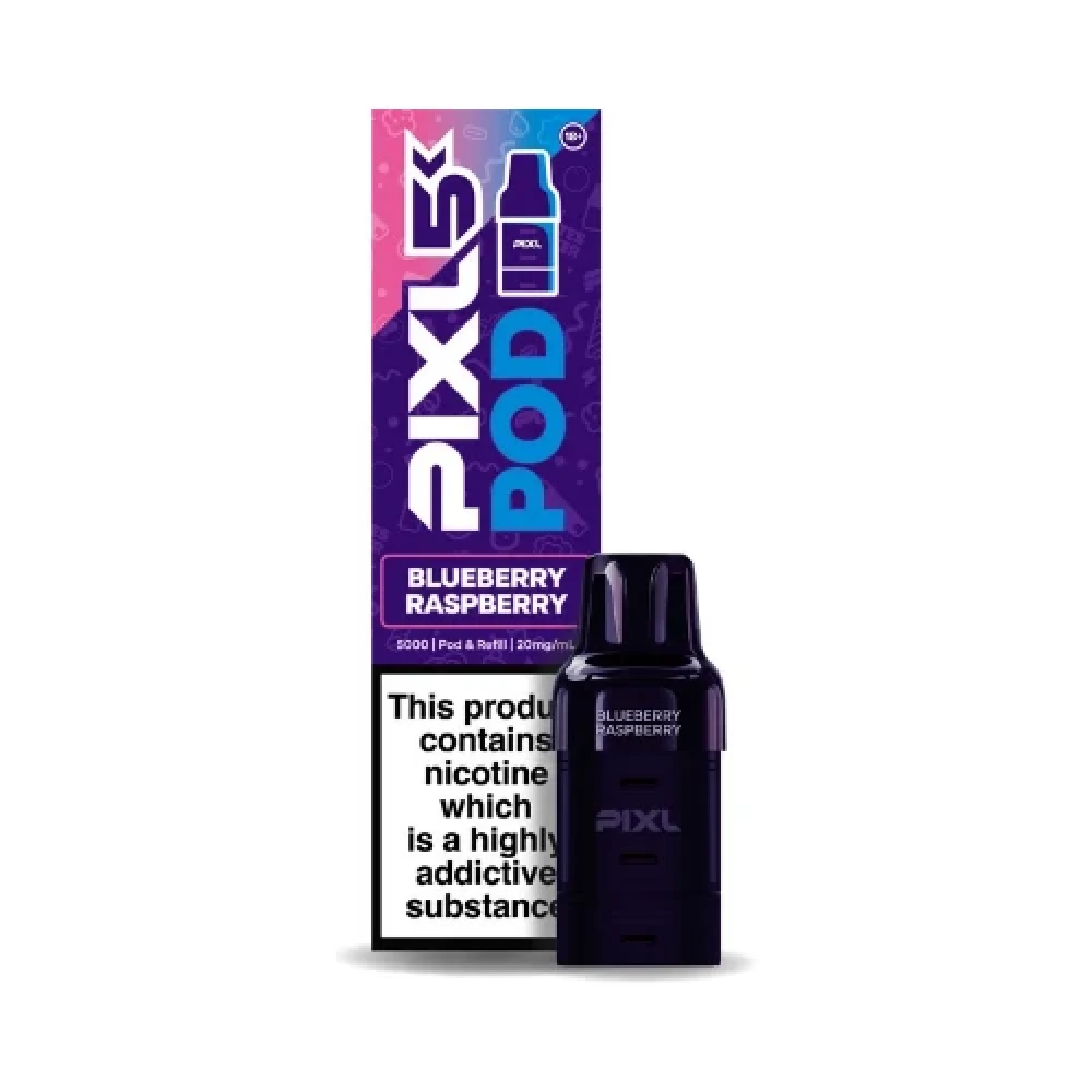  Blueberry Raspberry (Pre-Order) Pixl 5K Refill Pods Box of 5