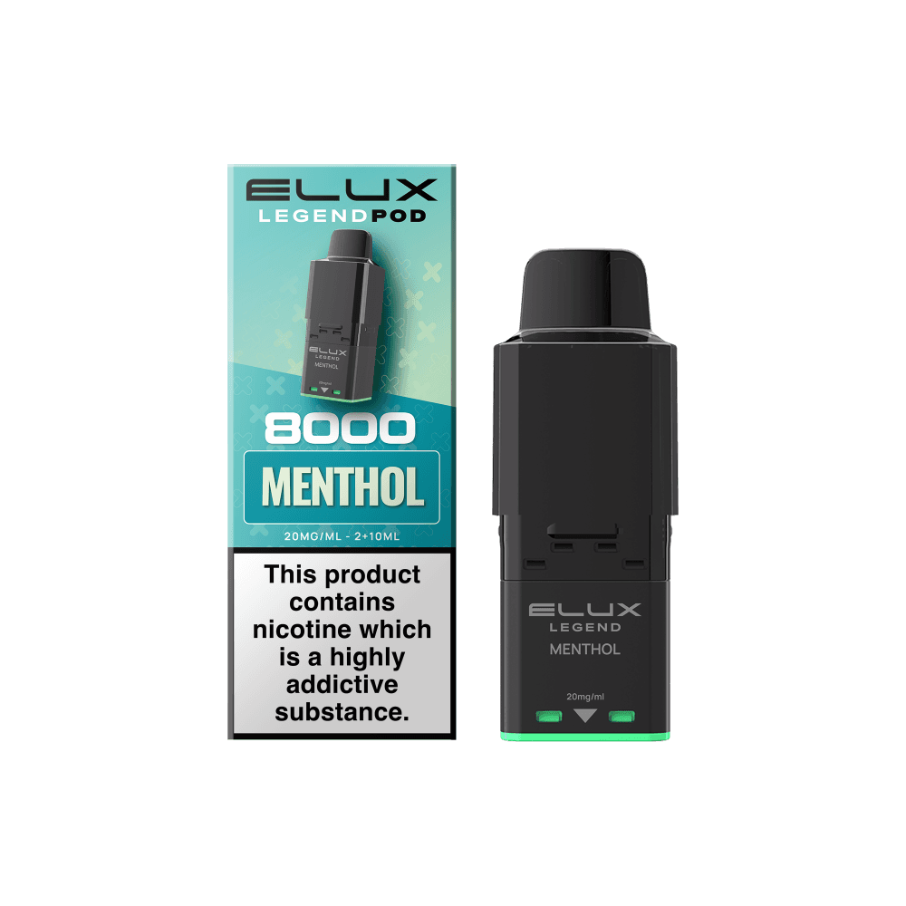  Menthol (Pre-Order) Elux Legend 8000 Refill Pods Box of 5