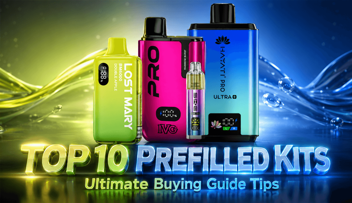 Top 10 Prefilled Pod Vape Kits in the UK: Wholesale Guide