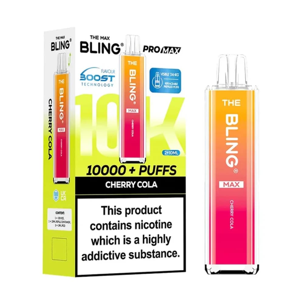 The Crystal Bling Pro Max 10k Vape Kit Box of 5