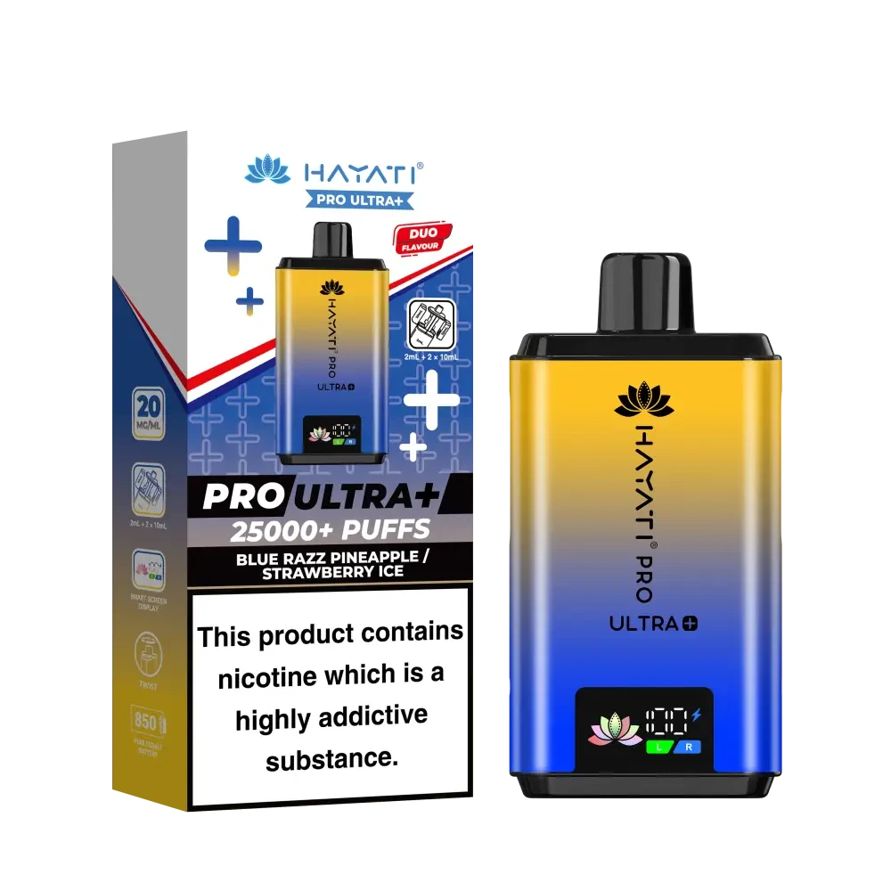 Hayati Pro Ultra Plus 25k Vape Kit Box of 5