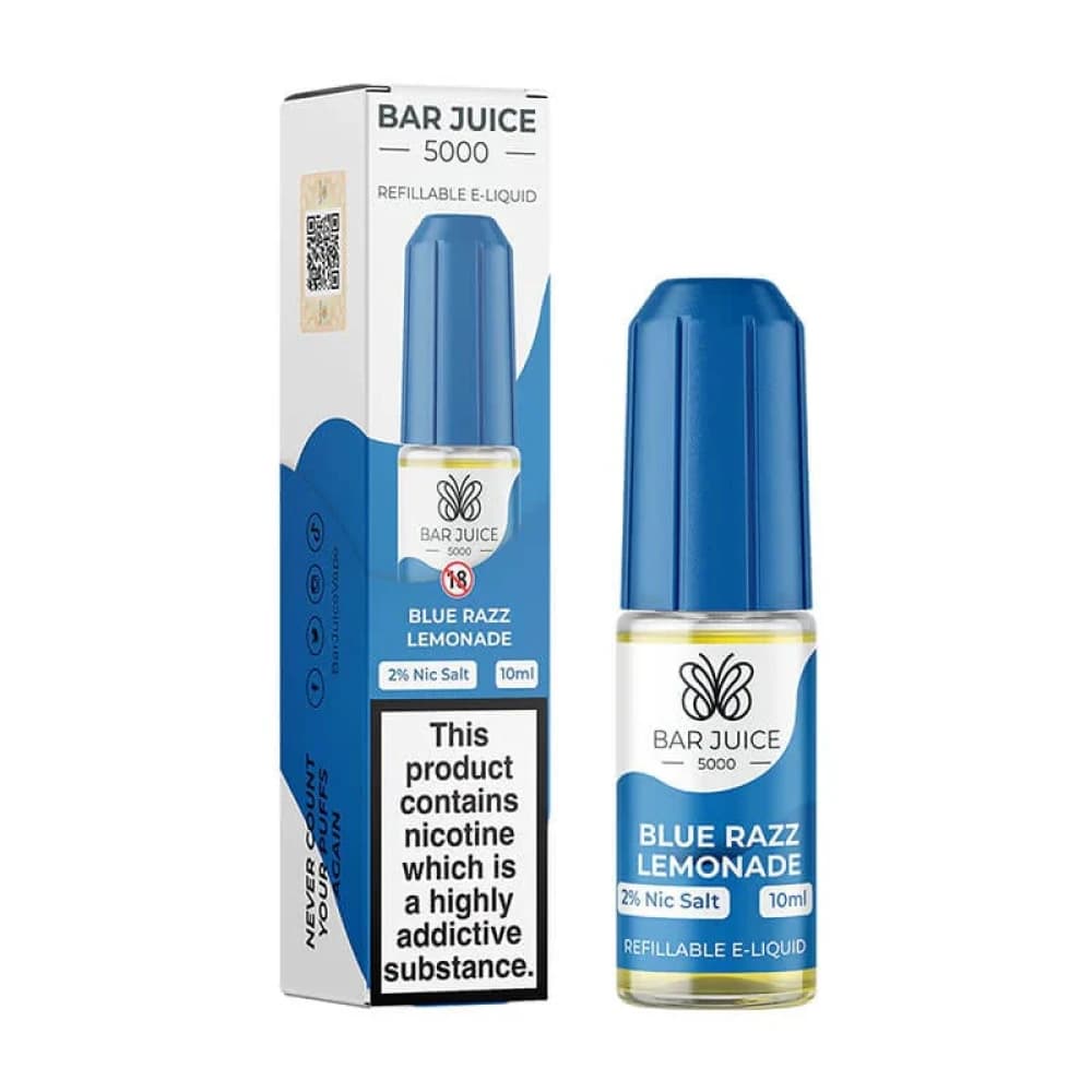 Bar Juice 5000 Nic Salts E-Liquids 10ml Box of 10