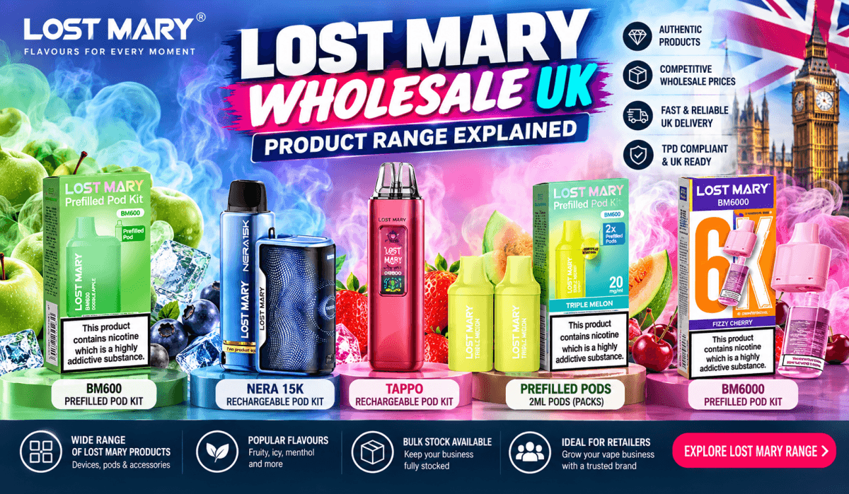 Lost Mary Wholesale UK: Product Range Explained Article